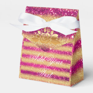 Ballotins Luxueux Strass Monogrammé Rose Or Populaire