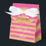 Ballotins Luxury Monogrammed Popular Pink Gold Parties scint<br><div class="desc">Luxury Monogrammed Popular Pink Gold Parties scintillant Ballotin - (Tapez BOKI412 dans le navigateur pour voir l'offre de toutes mes créations. Merci . ) - Produit Customisé - Voir nos autres produits et collections,  choisissez un cadeau pour vous et vos proches. Merci d'avoir acheté dans notre magasin. Reviens. :)</div>