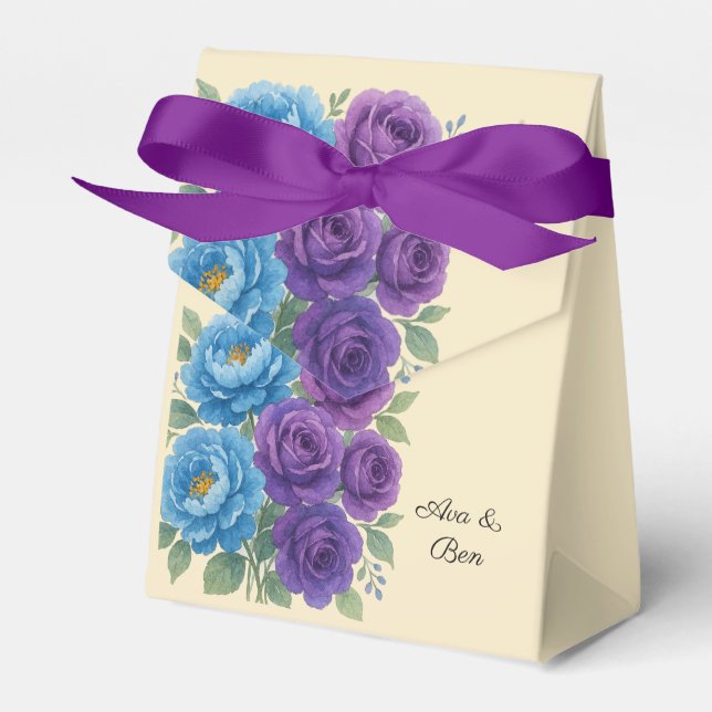 Ballotins Lyons Blue Peony & Fig Purple Rose Mariage (Verso)