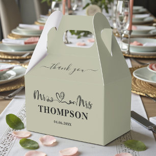 Ballotins M. et Mme Élégant Simple   Gris Ciment