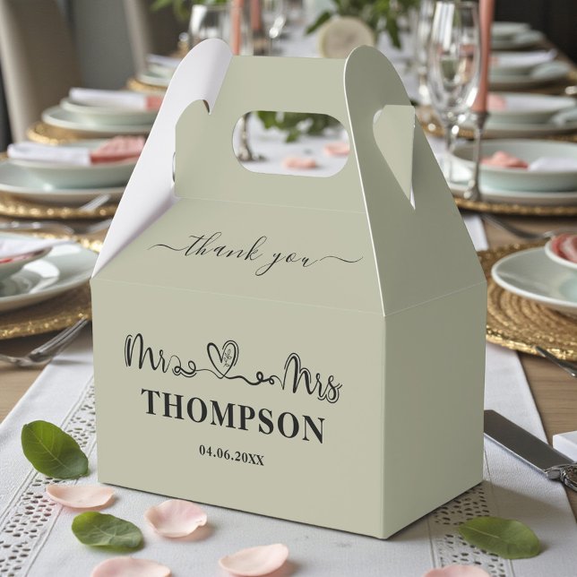 Ballotins M. et Mme Elegant Simple | Gris Ciment (Créateur téléchargé)