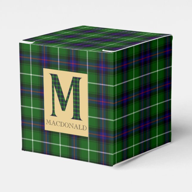 Ballotins MacDonald Tartan Monogramme M (Verso)