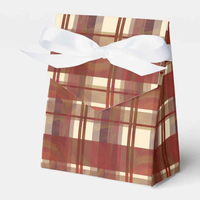 Ballotins Madras Plaid Fall Red (Verso)