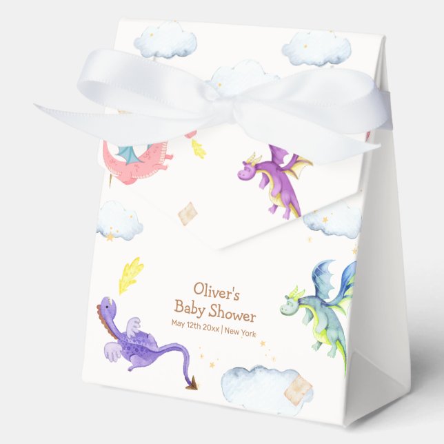 Ballotins Magic Fairytale Baby shower Dragon Magique (Recto)
