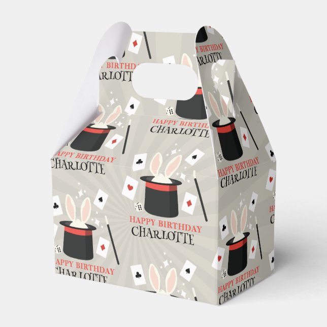 Ballotins Magicien Show Magicien Enfants Anniversaire Nom pe (Verso)