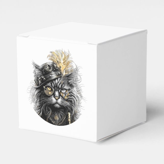 Ballotins Magnifique chat Steampunk  (Verso)