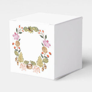Ballotins Magnifique couronne d'automne en aquarelle de feui