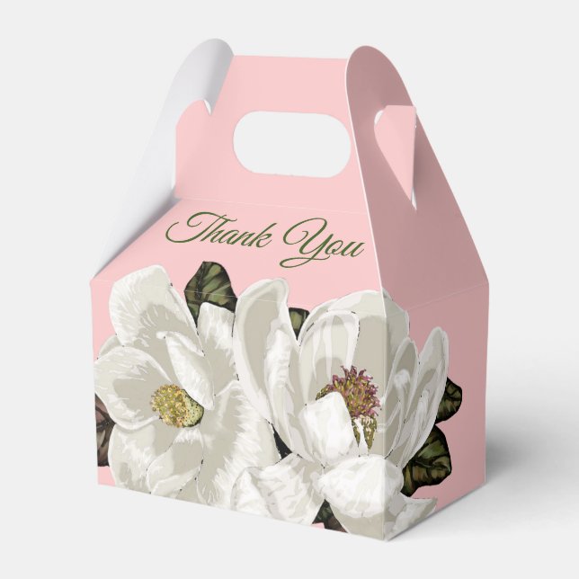 Ballotins Magnolia fleurit sur rose (Verso)