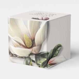Ballotins Magnolia Fleurs Mariage Favoriser Merci Boxes