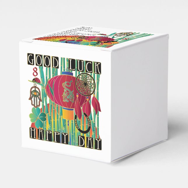 Ballotins Mah Jongg Bonne Chance Joyeux Jour (Verso)