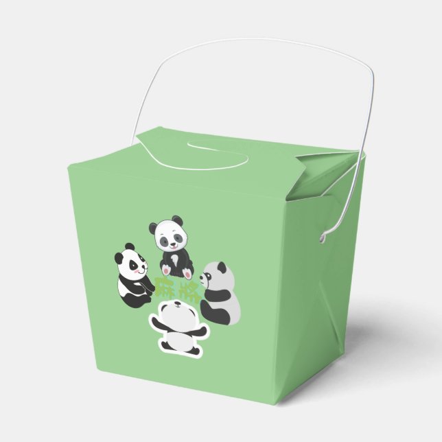 Ballotins Mahjong Panda Cute Funny Ballotin (Verso)