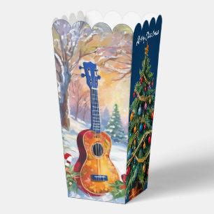Ballotins Maïs soufflé sapin de Noël Ukulele