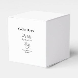 Ballotins Maison de café faite avec amour ajoutez le texte d