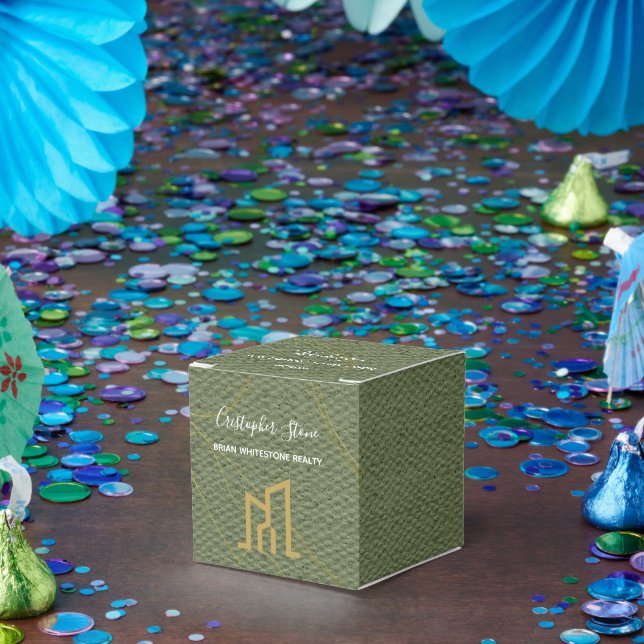 Ballotins Maison d'Or Moderne Immobilier Olive Vert Agent Im (Fête)