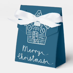 Ballotins Maison en pain d'épices mignonne Cadeau de Noël bl