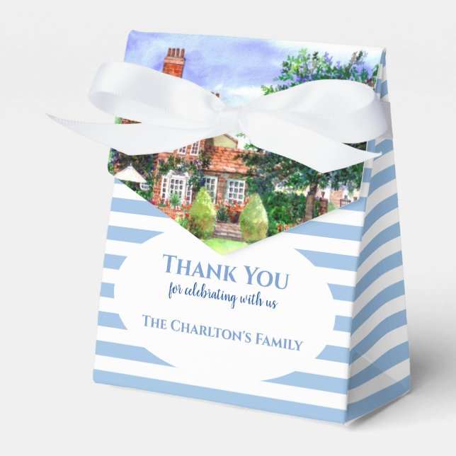 Ballotins Maison Le Manoir Maison York Angleterre Stripes (Verso)