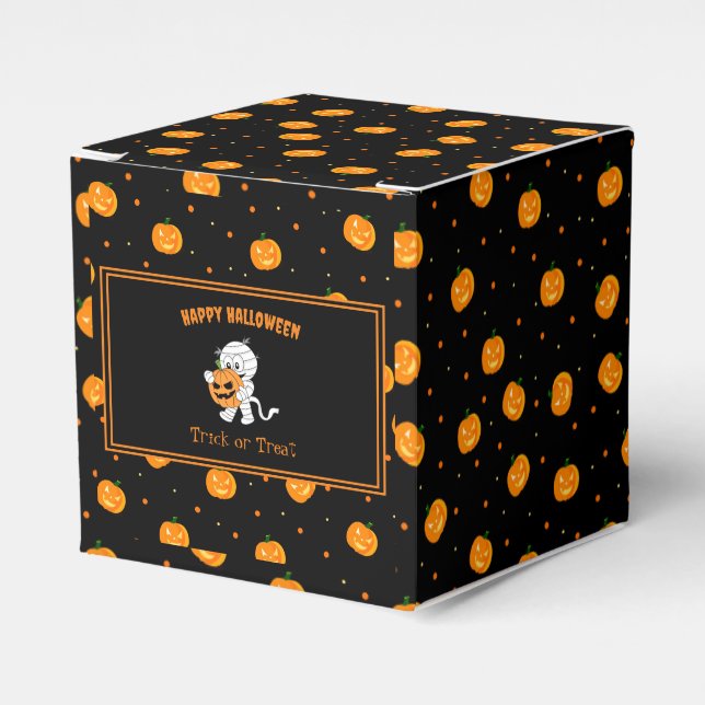 Ballotins Maman mignonne avec Jack-o'Lantern Motif Halloween (Verso)
