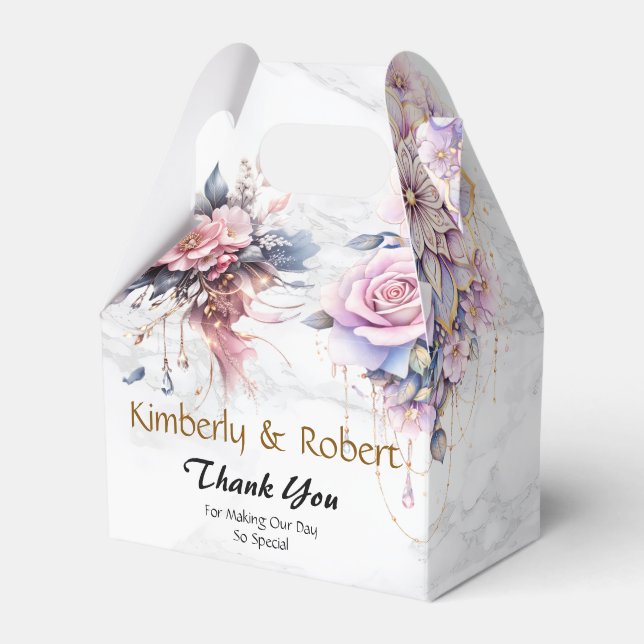 Ballotins Mandala floral éthéré dans une élégance pastel dou (Verso)