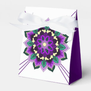 Ballotins Mandala Motif 02 en Ballotin violet