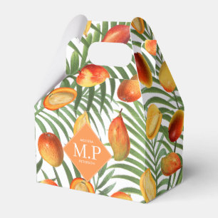 Ballotins Mango vintage et verdure Monogramme de fruits d'ét