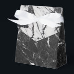 Ballotins Marbre Noir & Blanc Moderne Glamour Tendance Soiré<br><div class="desc">boîtes cadeaux personnalisées</div>