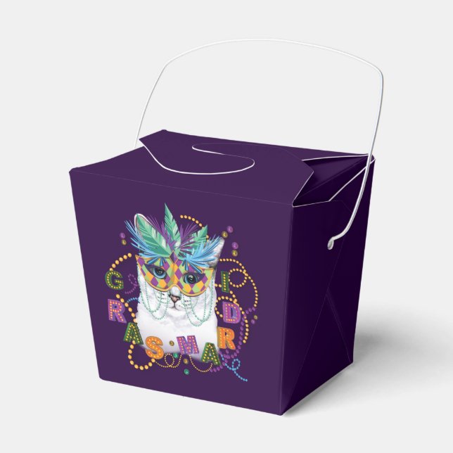 Ballotins Mardi Gras Chat, Funny Mardi Gras (Verso)