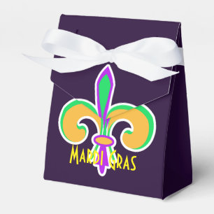 Ballotins Mardi Gras Couleurs Fleur De Lis Fête Personnalis