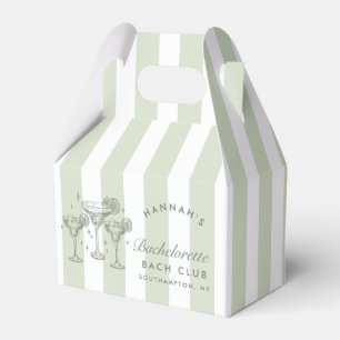 Ballotins Margaritas modernes rétro et Bach strié de mariage