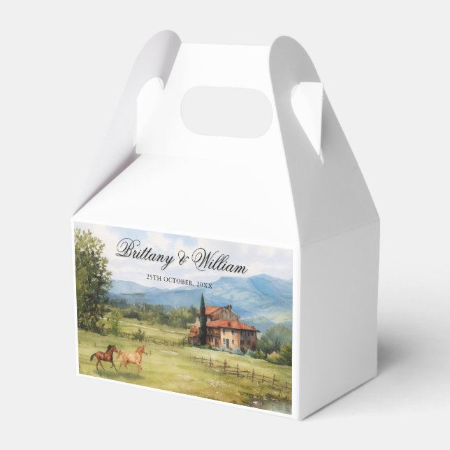 Ballotins Mariage à la Campagne Toscane Italienne  (Verso)