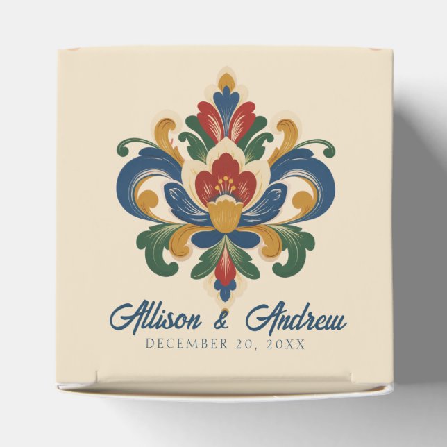 Ballotins Mariage à la Rosemaling norvégienne  (Haut)