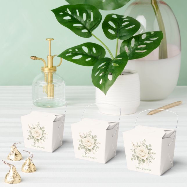 Ballotins Mariage à la verdure verte sauge et crème (Multiple)