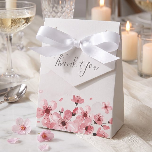 Ballotins Mariage à l'aquarelle Fleur de Cerisier (Créateur téléchargé)