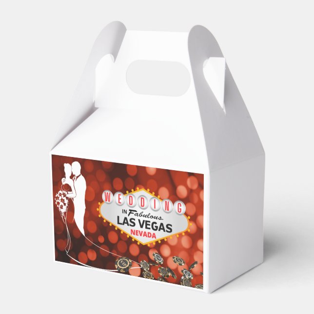 Ballotins Mariage à Las Vegas Ballotin (Verso)