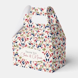 Ballotins Mariage Artistique Botanique Floral Paisley de Lux
