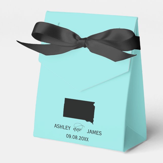 Ballotins Mariage Bienvenue au Dakota du Sud Ballotin, Carte (Verso)