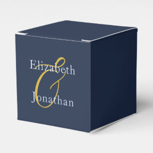 Ballotins Mariage bleu opulent