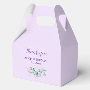 Ballotins Mariage botanique Eucalyptus Purple Lilac