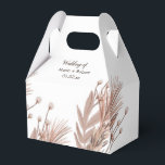 Ballotins Mariage botanique Plante Pampas et Coton<br><div class="desc">Ballotin pour Mariage - Bonbons/Cadeaux Botaniques Pampas Florals</div>