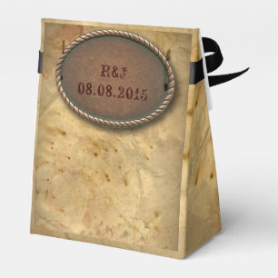 Ballotins Mariage campagnard occidental vintage sophistiqué