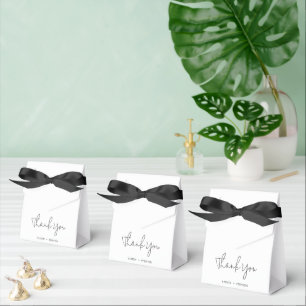 Ballotins Mariage Chic Moderne en Noir et Blanc