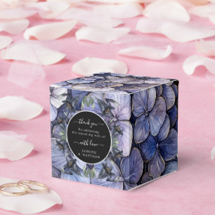 Ballotins Mariage Chic Remerciements Floral Noir Classique