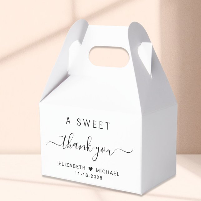 Ballotins Mariage Chic Un Doux Merci (Créateur téléchargé)