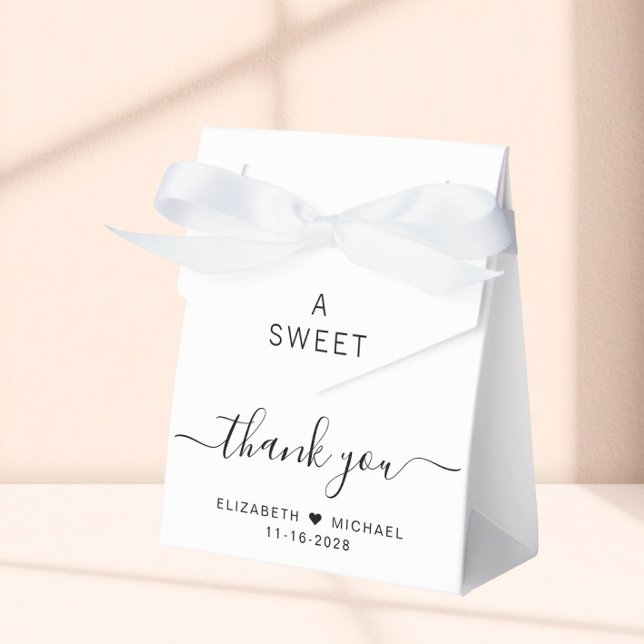Ballotins Mariage Chic Un Doux Merci (Créateur téléchargé)