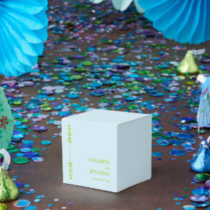 Ballotins Mariage Citron Vert et Bleu Côté Mer
