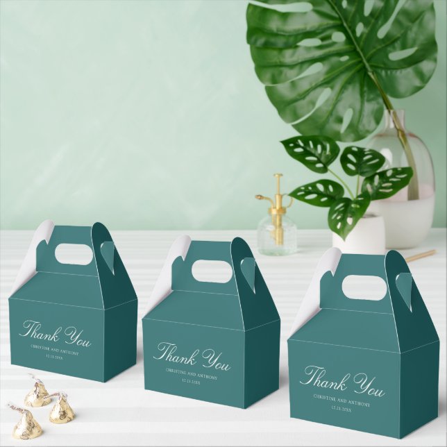 Ballotins Mariage Classique Teal Ancien Argent (Multiple)