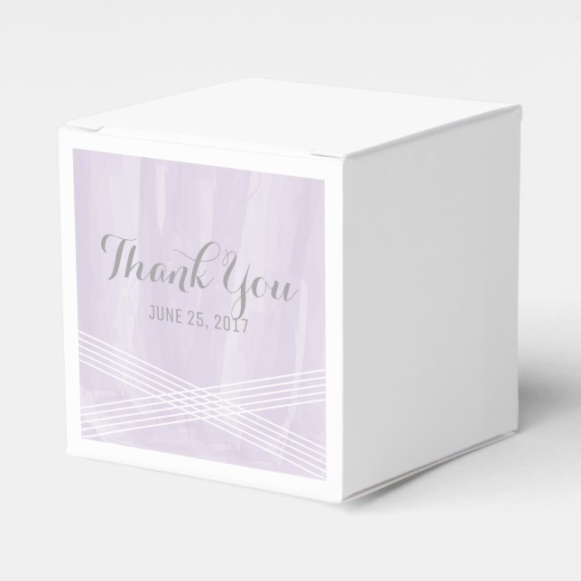 Ballotins Mariage couleur aquarelle violet (Verso)