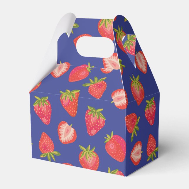 Ballotins Mariage d'anniversaire aux fraises (Verso)