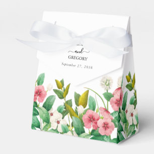 Ballotins Mariage d'aquarelle périphérique fleur sauvage
