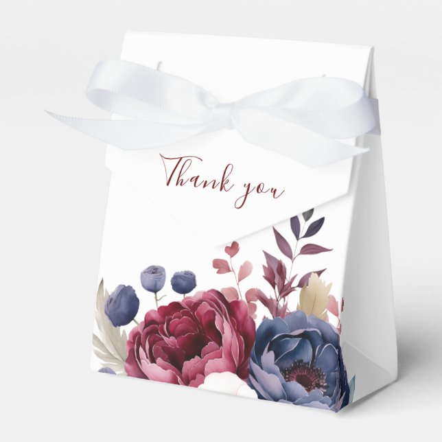 Ballotins Mariage d'aquarelle rouge rousse rose pâle (Verso)