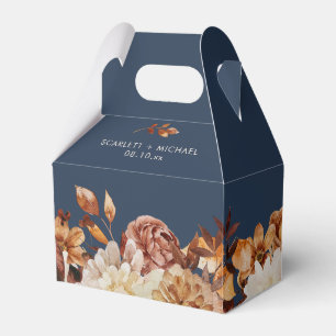 Ballotins Mariage d'automne bleu marine